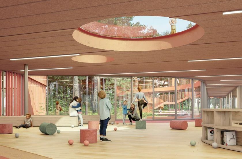 Parodė, kaip atrodo naujai kuriami Vilniaus darželiai: pažintiniai takai, baseinai, šiuolaikiška architektūra