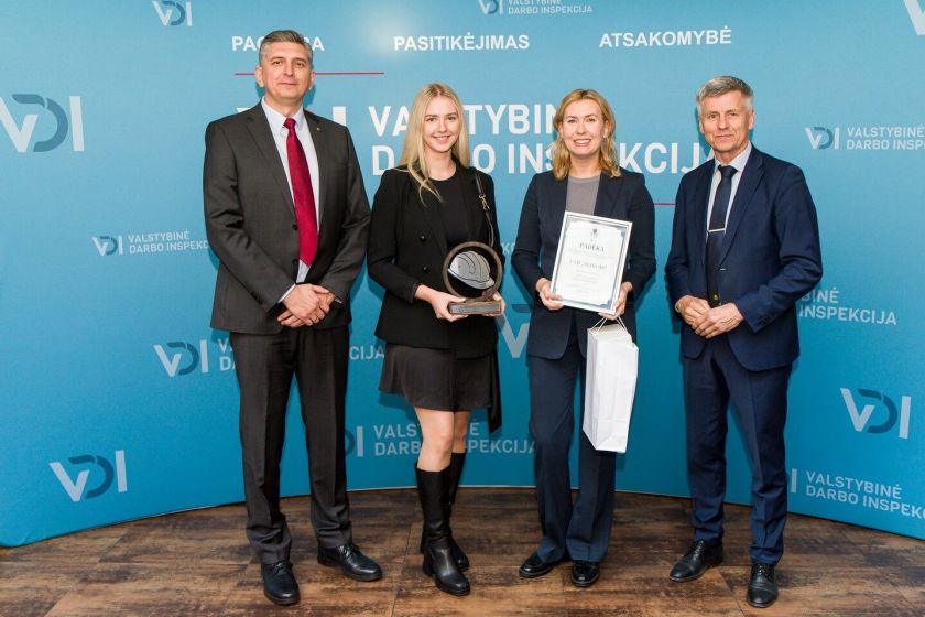 „Staticus“ pripažinta saugiausia įmone Lietuvoje: pelnė „Saugos kultūros ambasadoriaus 2025“ titulą
