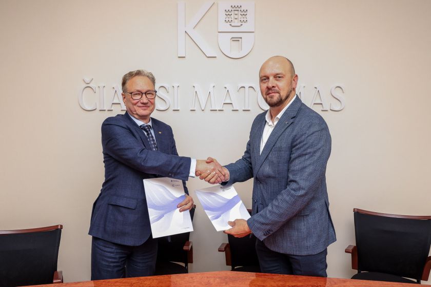 Pasirašyta paramos sutartis: „KN Energies“ skiria stipendijas geriausiems KU inžinerijos antrakursiams
